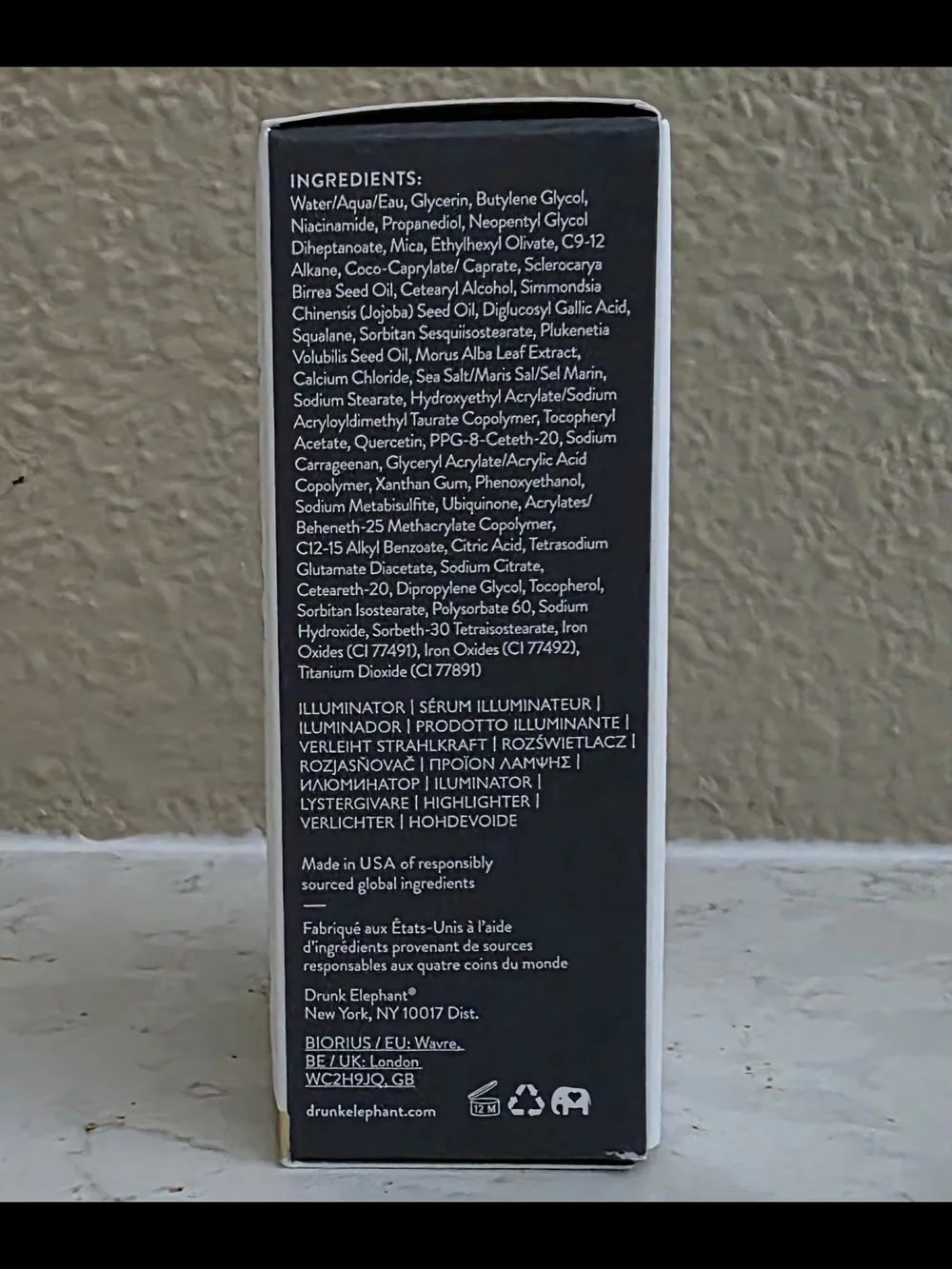 Drunk Elephant new box